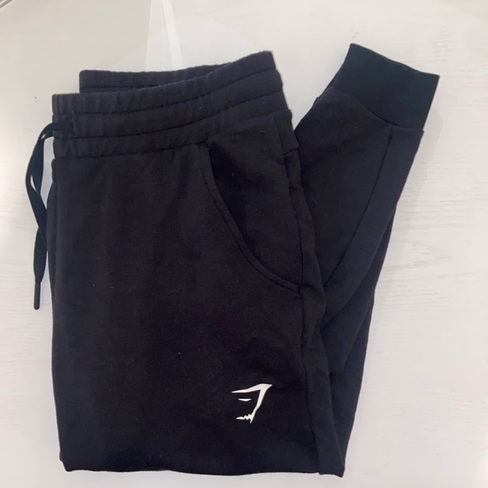 Gymshark Black Joggers - size XS